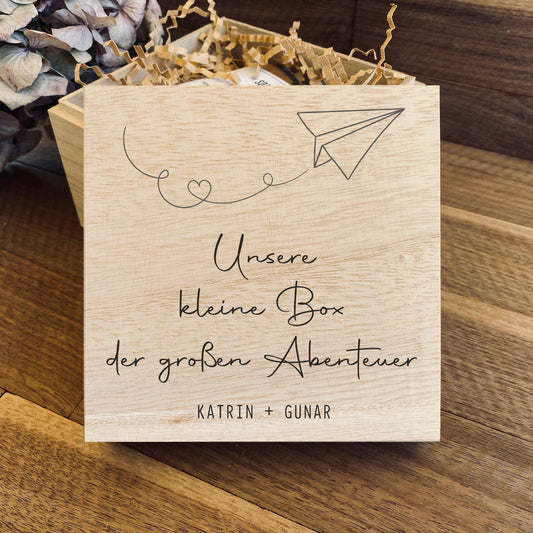 Kleine Geschenkbox mit Ihrer Wunschgravur