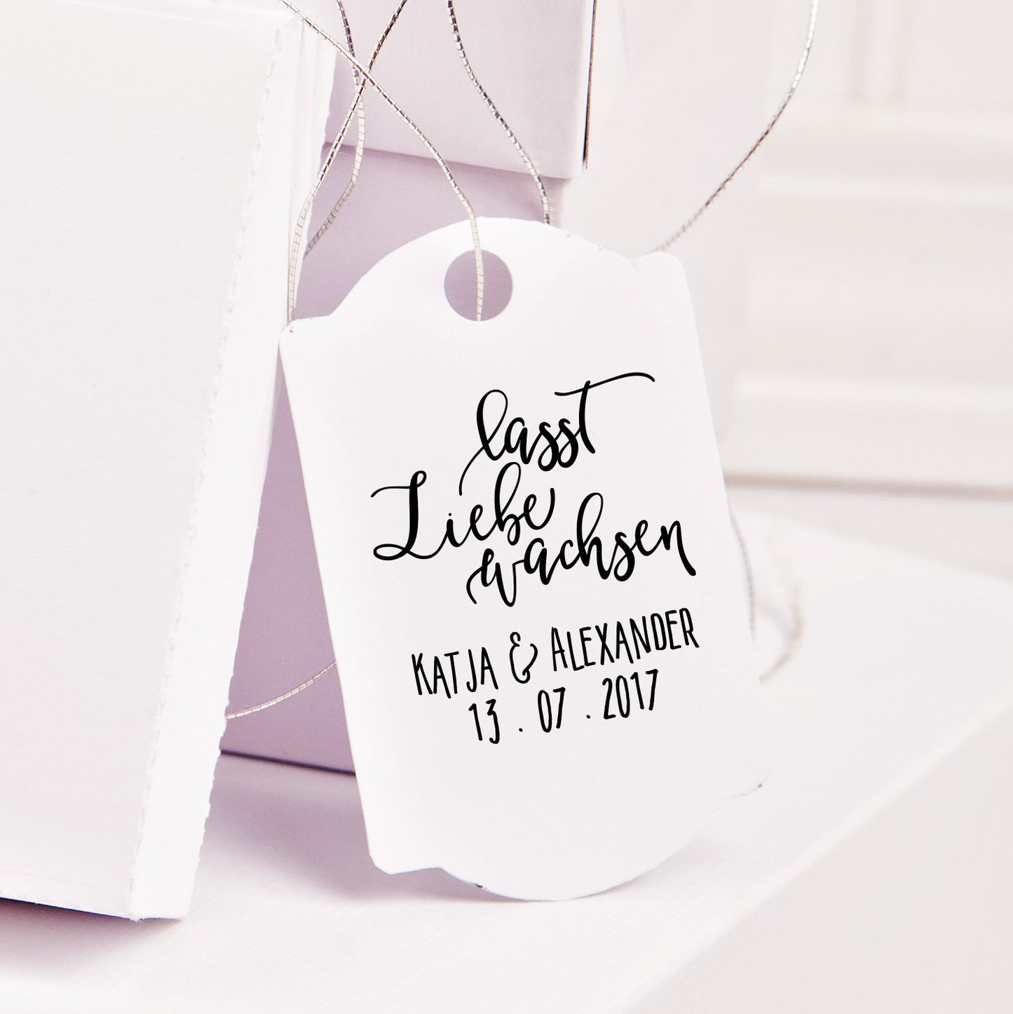Hochzeitsstempel "lasst Liebe wachsen"